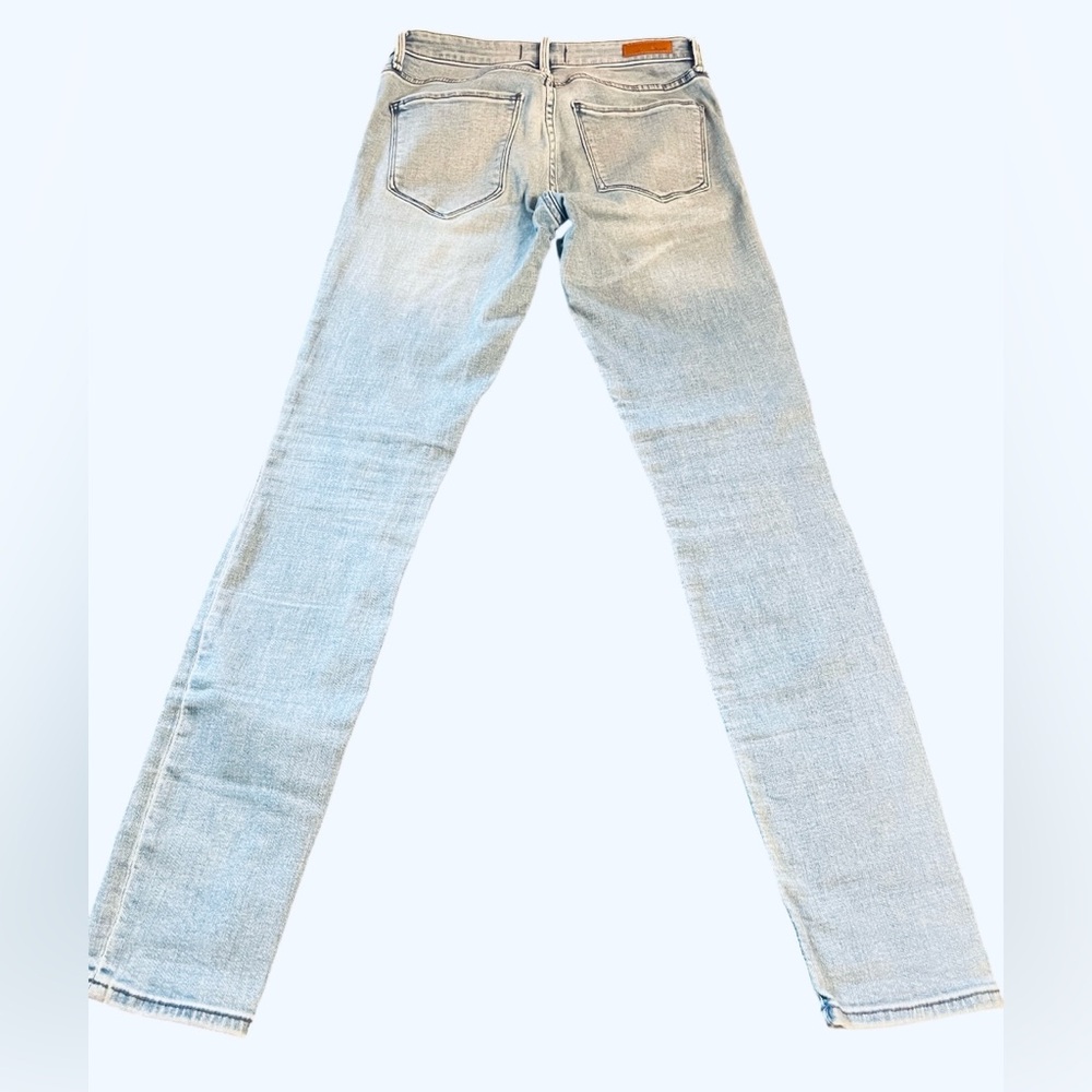 Abercrombie & Fitch Light Blue Denim Jeans Harper low rise super skinny size 26 - Picture 2 of 9